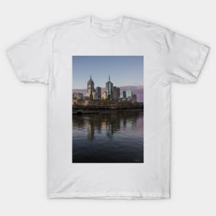 Melbourne Skyline from Southbank, Melbourne, Victoria, Australia. T-Shirt